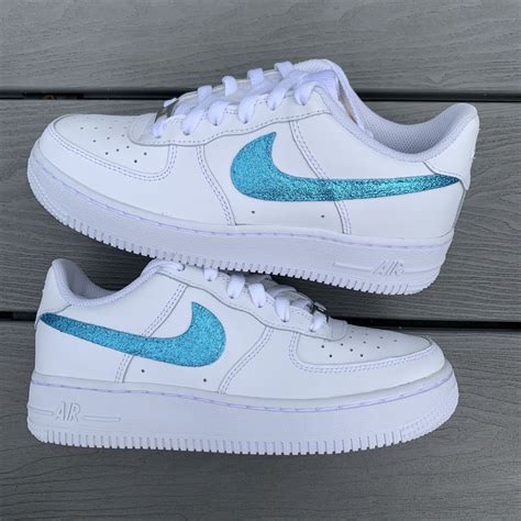 nike schuhe glitzer|Nike glitter Air Force 1 '07 trainers .